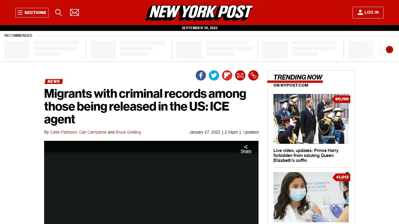 Migrants with criminal records among those being released in the US ...