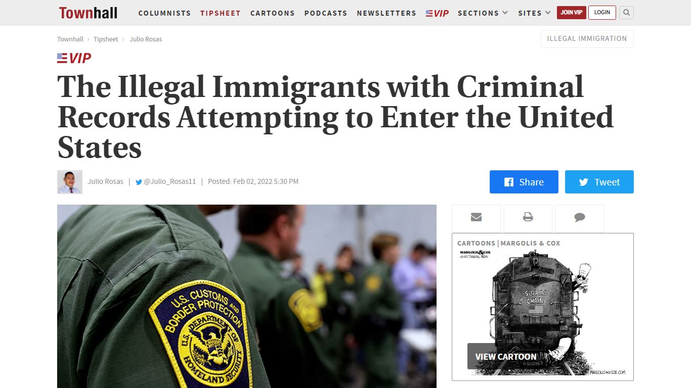 The Illegal Immigrants with Criminal Records Attempting to Enter the ...