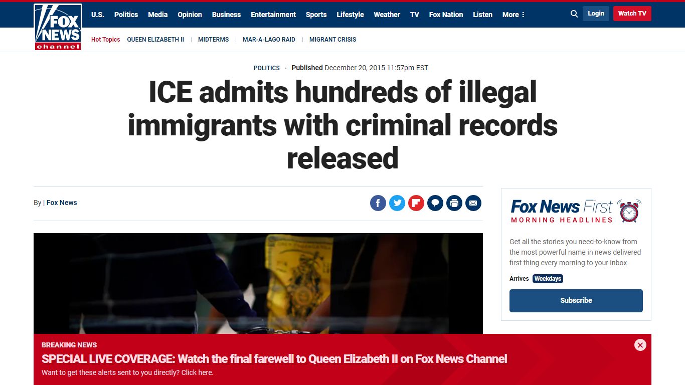 ICE admits hundreds of illegal immigrants with criminal records ...